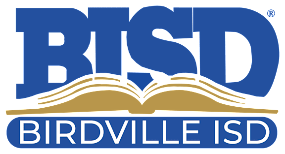 The image is a logo of Birdville ISD.