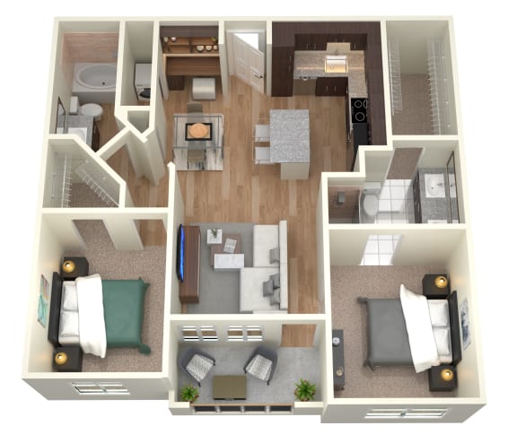 B1 Floor Plan B1 Floor Plan at Heights West 11th, Texas, 77008
