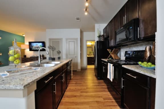 Efficient Appliances In Kitchen at Alvista Round Rock, Texas