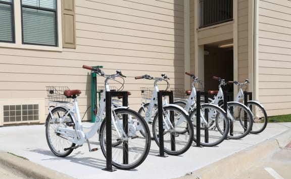 Bike Storage at Heights West 11th, Houston, TX, 77008