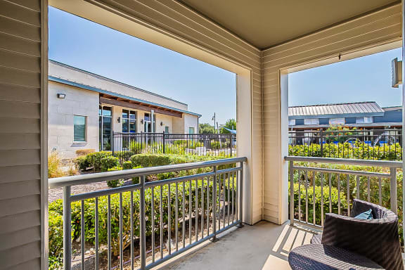 Large Balcony at The Landings at Brooks City-Base, San Antonio, TX