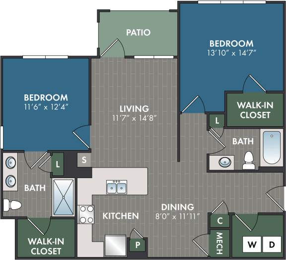 rittenritten apartments floor plan | the edge at 450