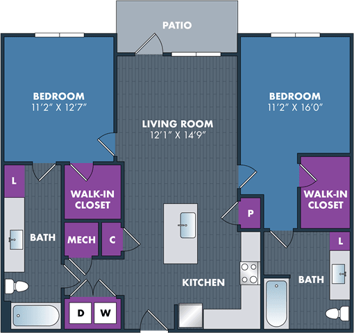 a floor plan of a roommates roommates floor plan