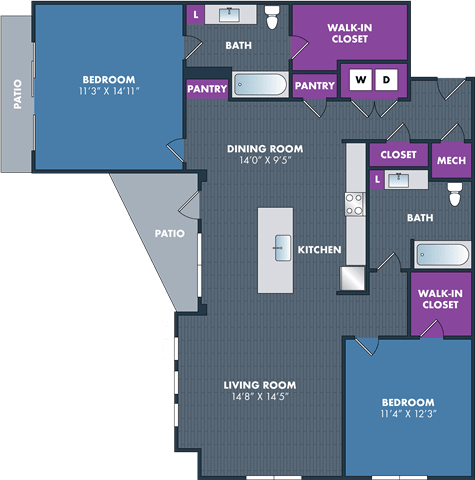 a floor plan of a roommates roommates
