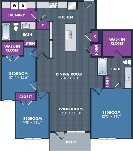 a plan of the floor plan of a roommates roommates house