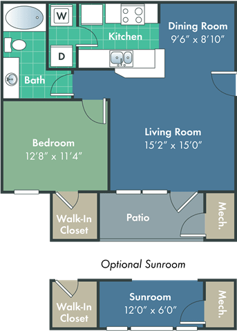 Floor Plan  floor plans of a living room and dining room of a house