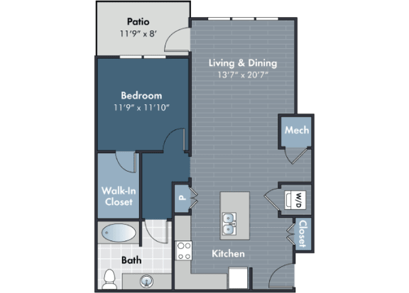the floor plan of modesto apartments