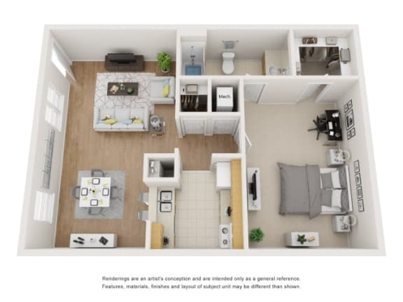 A1 Floor Plan at Whispering Oaks, Conroe Texas ?