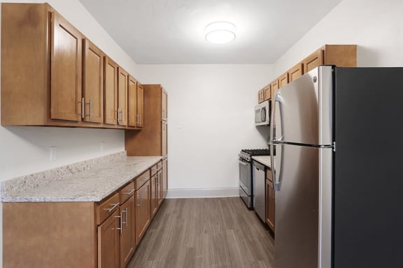 Efficient Appliances In Kitchen at 275 on the Park, Missouri, 63108