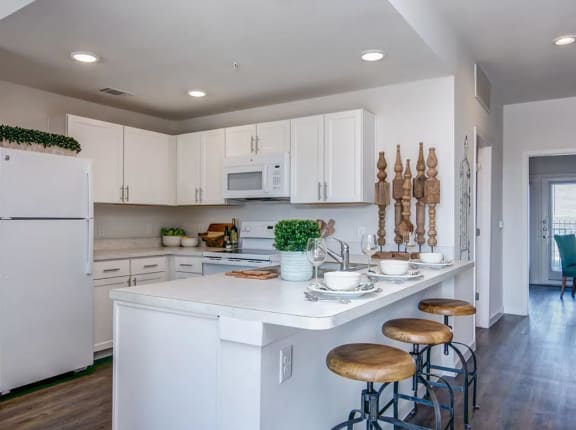 Sleek and Efficient Appliance Package at Aviator at Brooks Apartments San Antonio, TX 78235
