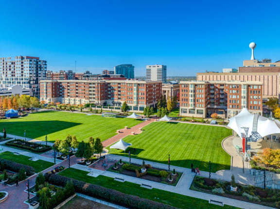 View of Columbus Commons