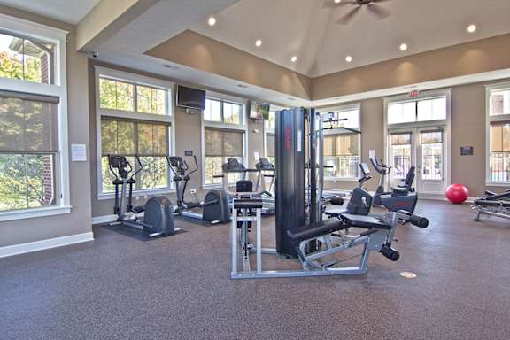 fitness center at the ravines at westar