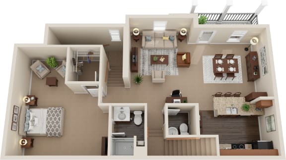 The Glacial Floor Plan Level 1