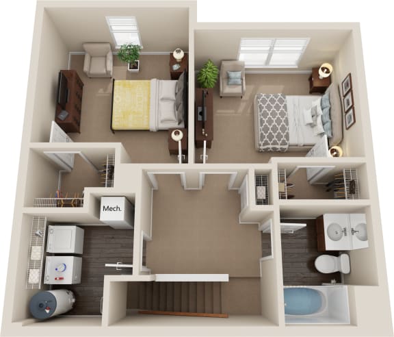 The Glacial Floor Plan Level 2