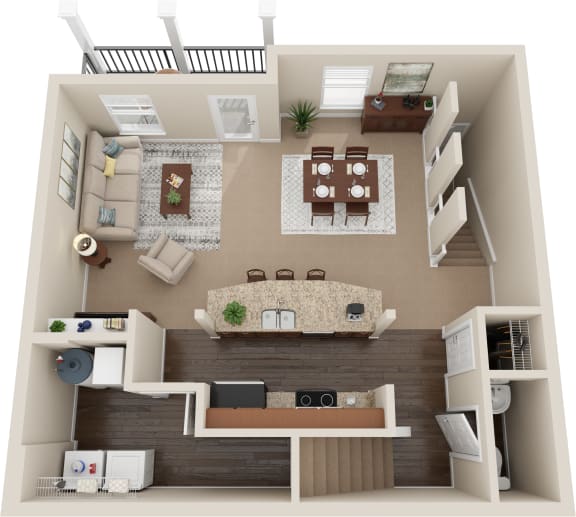 The Greyhound Floor Plan Level 1