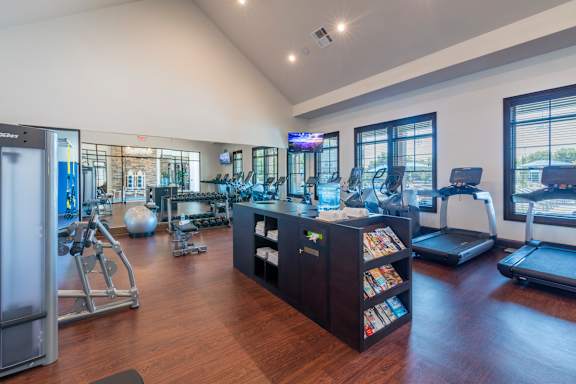 fitness center at the charles