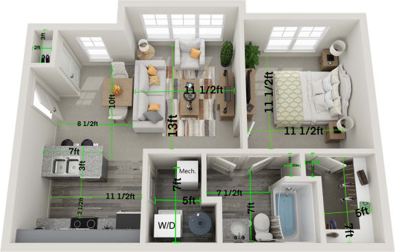 The Jardin Floor Plan Dimensions