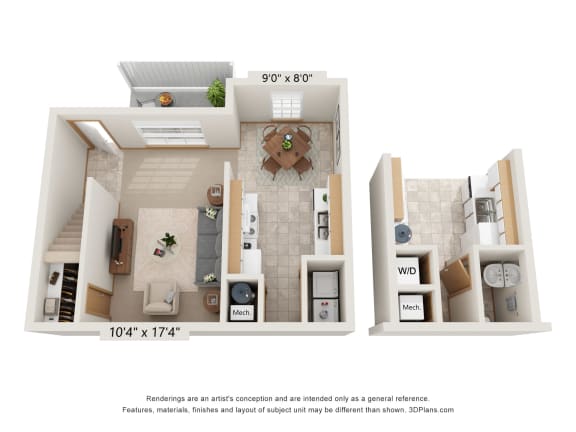 Aspen Floor Plan - Floor 1