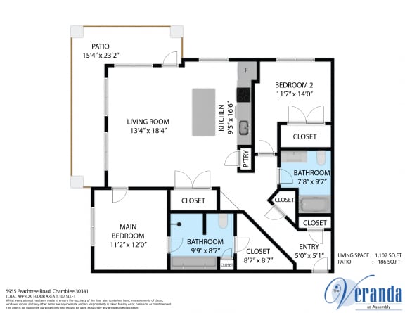 this floor plan is an approximation and may not include the most recent information