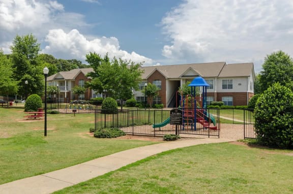 One of the many play areas at Villages at Carver in Atlanta, Georgia