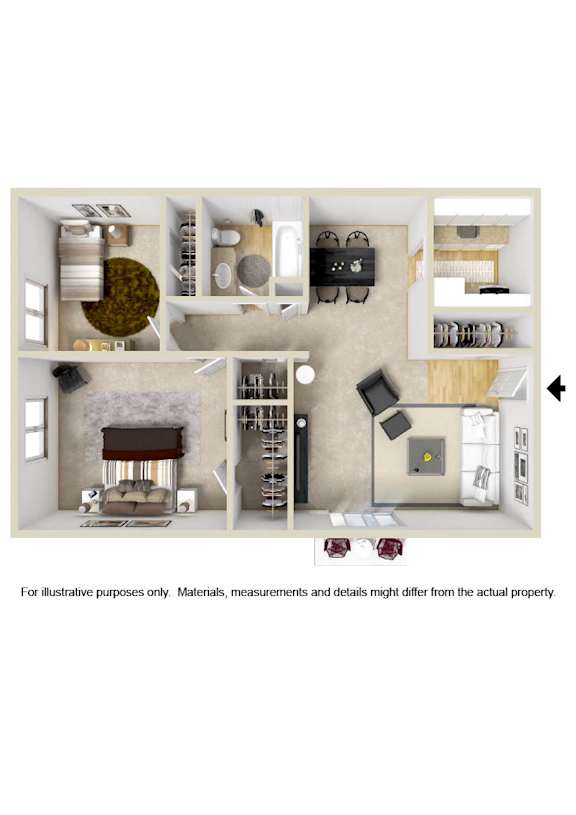 A series of images showing different rooms of a house.