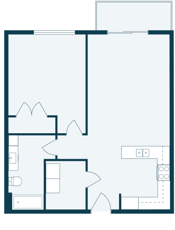 Prairiewood Meadows | One Bedroom| Plan 11C