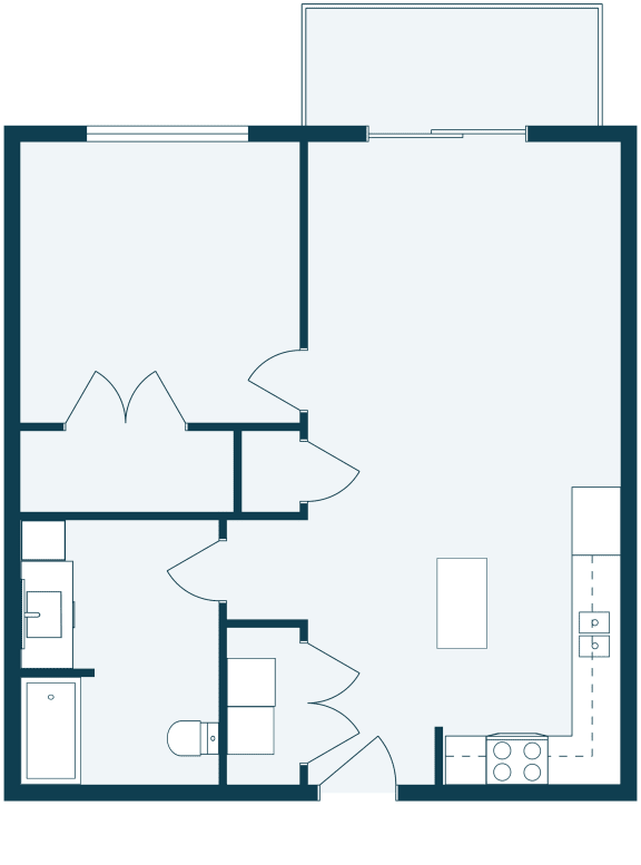 Prairiewood Meadows | One Bedroom | Plan 11D