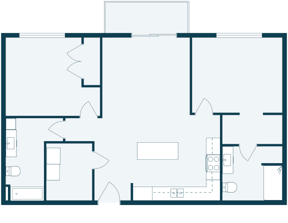 Prairiewood Meadows | Two Bedroom | Plan 22A