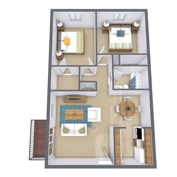 Floor Plan  a floor plan of a house with a bedroom and living room