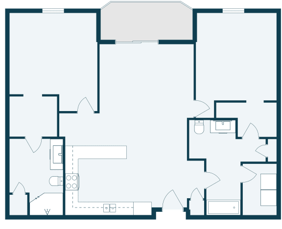 Diamond Bend in Mandan, ND | Two Bedroom Floor Plan 2175A Diamond Bend in Mandan, ND | Two Bedroom Floor Plan 2175A