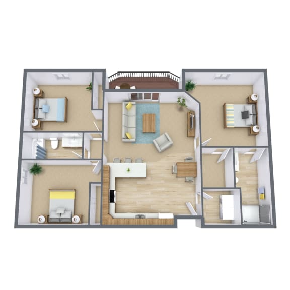 Floor Plan  a floor plan of a house with a bedroom and a living room
