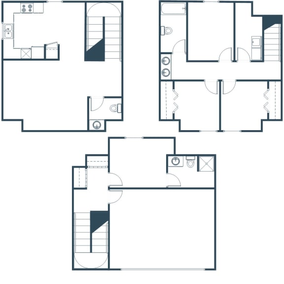 Townhomes at Mallard Creek | Four Bedroom Two Bath Plan B