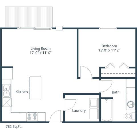 floor plan photo of the hillside club in livingston, nj