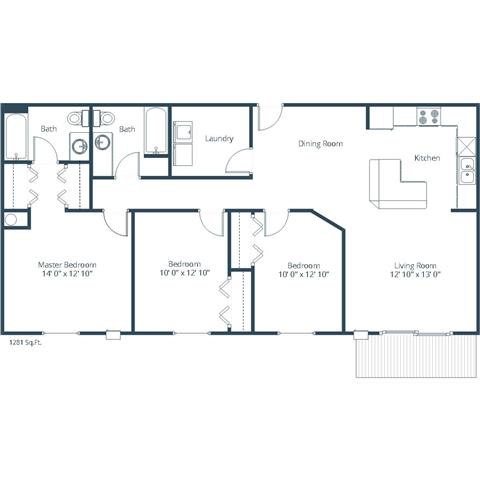 a floor plan of a home