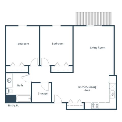 a floor plan of a house