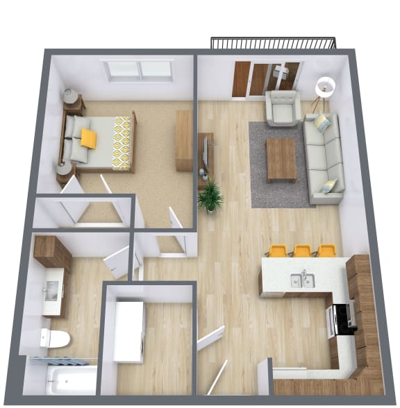 Prairiewood Meadows | One Bedroom| Plan 11C