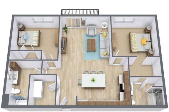 Prairiewood Meadows | Two Bedroom | Plan 22B