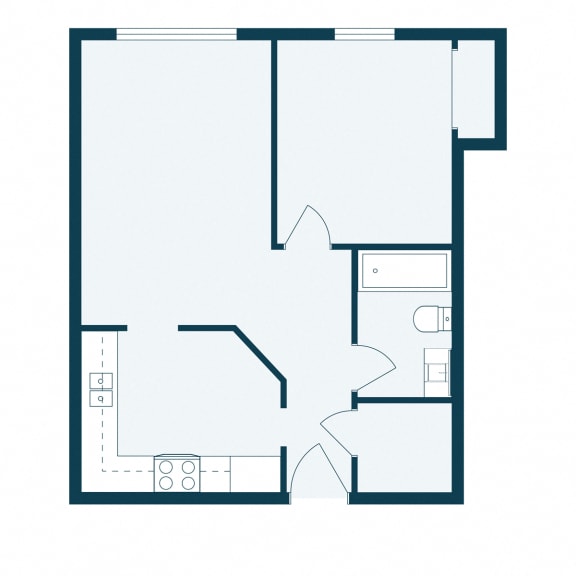 Westwood Estates Apartments in Fargo, ND | One Bedroom Floor Plan 11C
