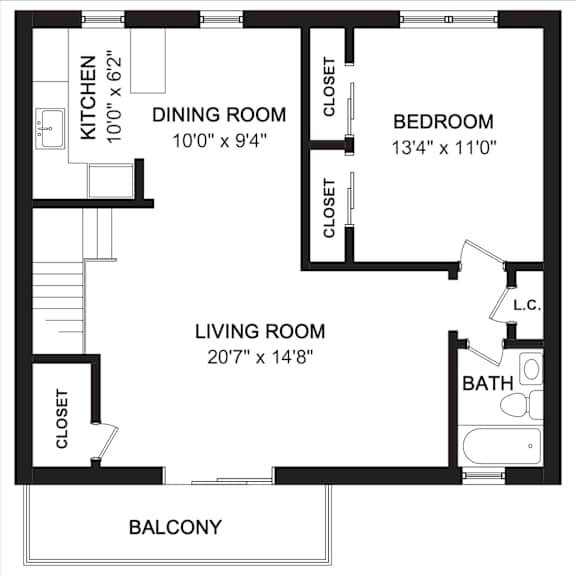 Beachwood Floor Plan at Troy Hills Village in Parsippany, NJ,07054