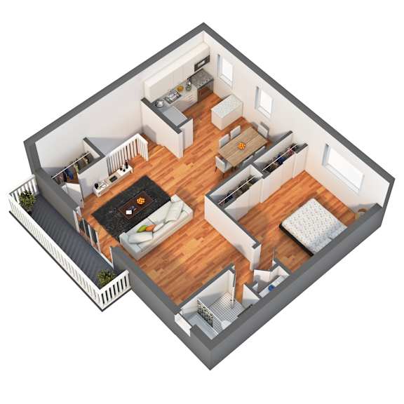 Beachwood Floor Plan at Troy Hills Village in Parsippany, NJ,07054