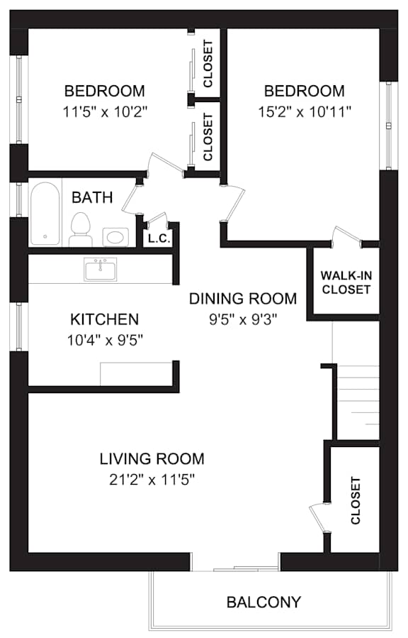 Fairfield Floor Plan at Troy Hills Village in Parsippany, NJ,07054