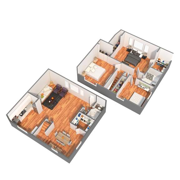 Grandview Floor Plan at Troy Hills Village in Parsippany, NJ,07054