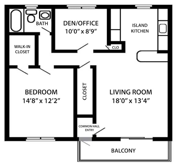 The Maple Floor Plan at Troy Hills Village in Parsippany, NJ, 07054