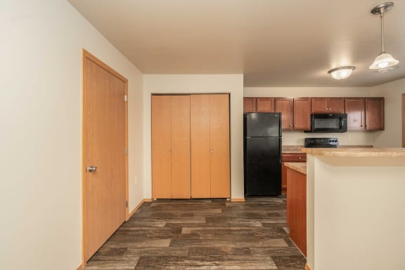 Kitchen area at Benson Village Townhomes Apartments, SD