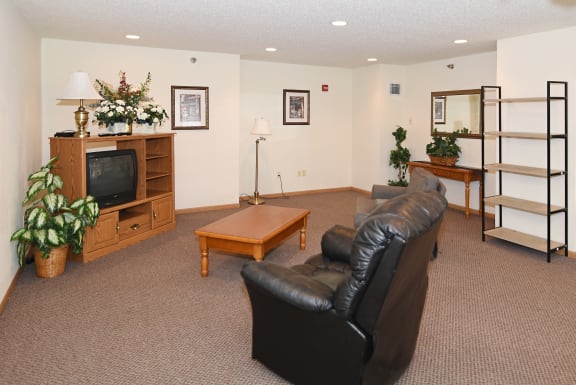 an image of a living room and dining room in a modular home