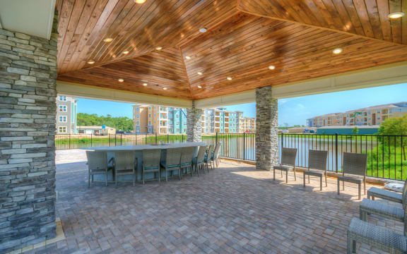 outdoor kitchen