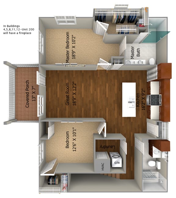 2  Bed   2  Bath   1,158 Sq. Ft. at Cedar Place Apartments, Cedarburg, 53012