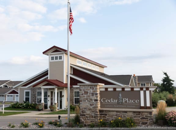 Clubhouse including Fully Equipped 24 hour Fitness Center, Cyber Cafe, Clubroom with Full Kitchen at Cedar Place Apartments, Cedarburg, 53012