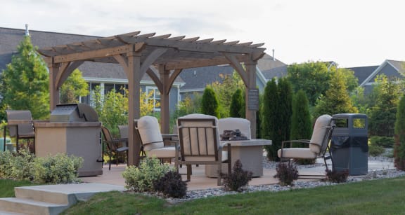 Outdoor Grill at Cedar Place Apartments, Cedarburg, WI