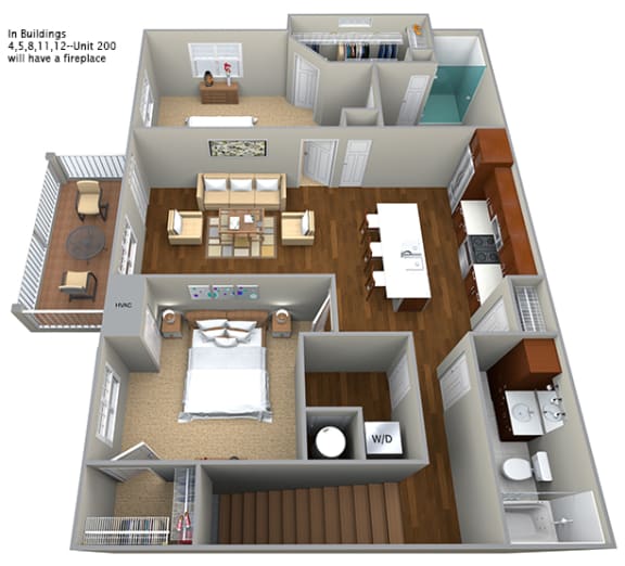 2  Bed   2  Bath   1,158 Sq. Ft. at Cedar Place Apartments, Cedarburg, WI